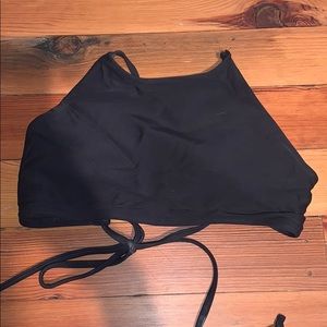 Black Body Glove Halter Bikini top